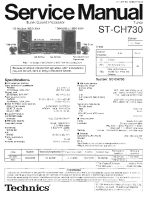 Technics - STCH-730 - Service manual 